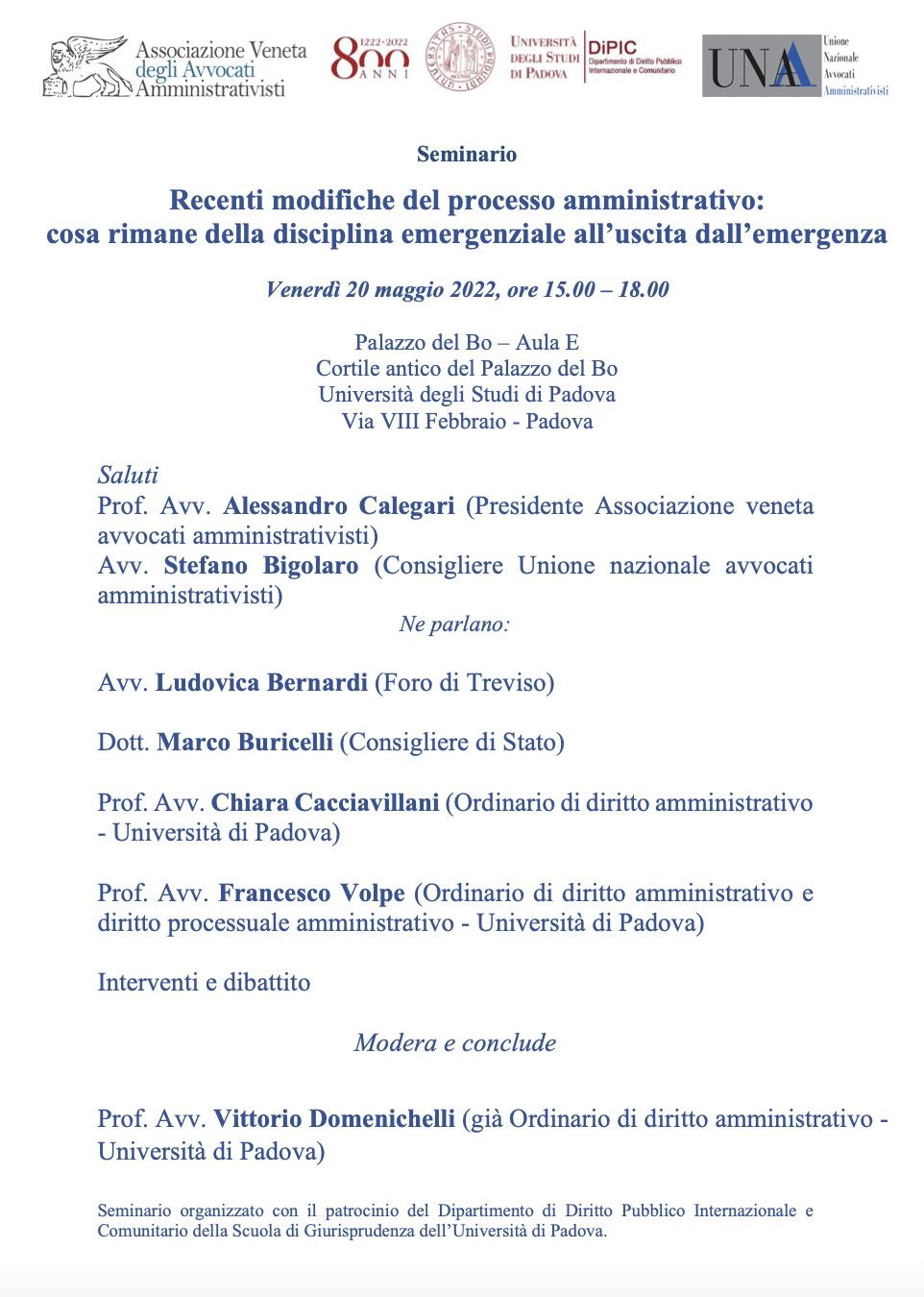 Recenti modifiche del processo amministrativo:&nbsp;cosa rimane&nbsp;della disciplina&nbsp;emergenziale&nbsp;all&rsquo;uscita dall&rsquo;emergenza